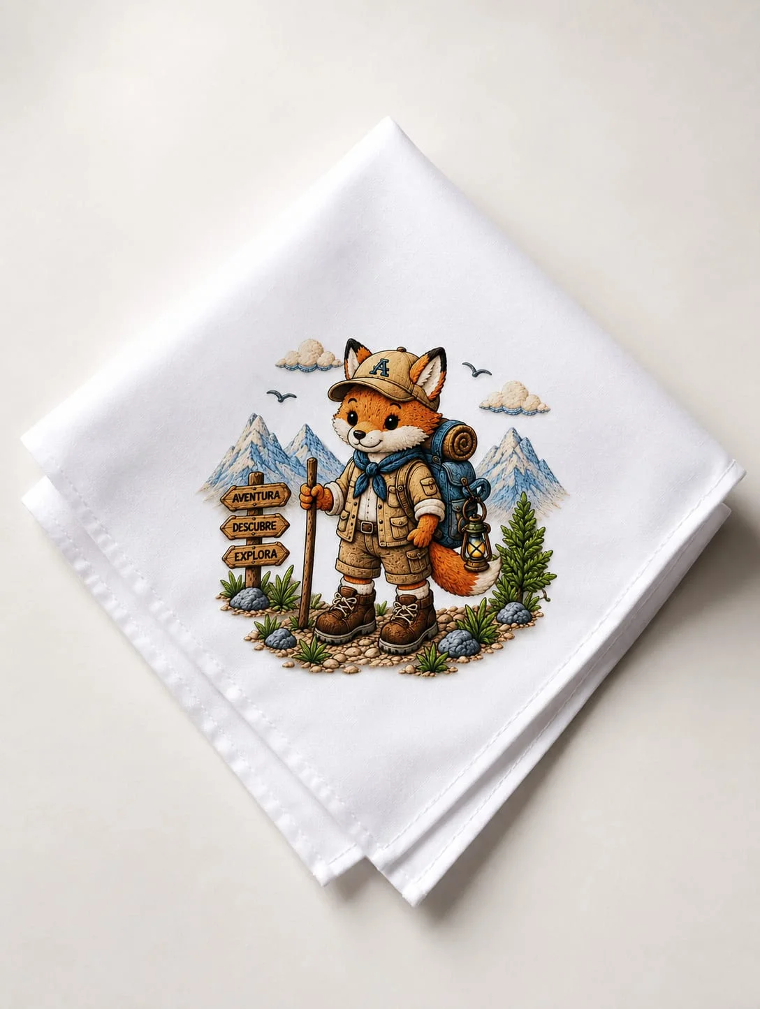 Pañuelos infantiles bordados
