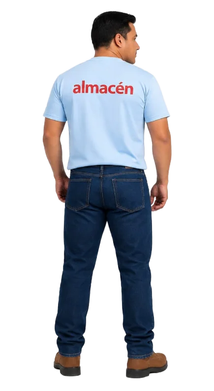 Conjunto corporativo celeste (reverso)