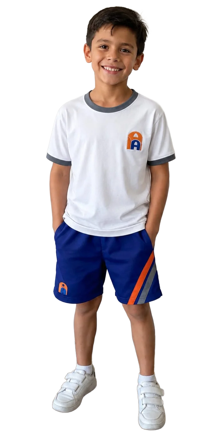Short deportivo escolar
